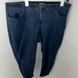Plus size denim jean jeggings